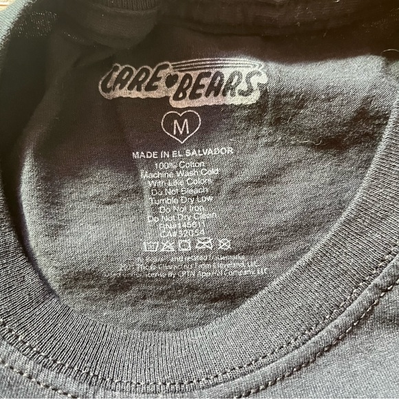Care Bears Modern Graphic Tee Crop Top Size Medium - Picture 3 of 5